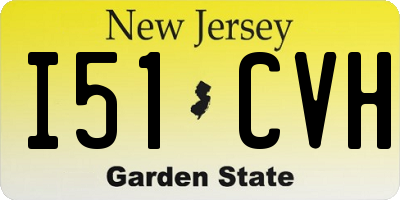 NJ license plate I51CVH