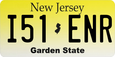 NJ license plate I51ENR