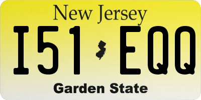 NJ license plate I51EQQ