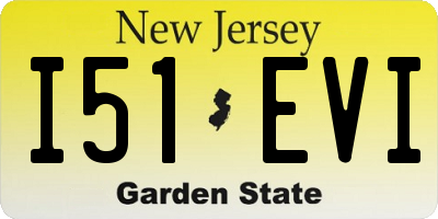 NJ license plate I51EVI