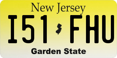 NJ license plate I51FHU