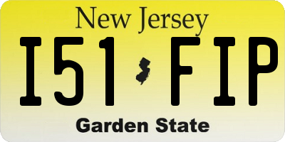 NJ license plate I51FIP