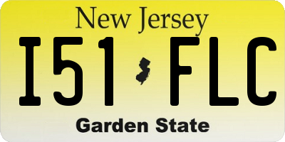 NJ license plate I51FLC