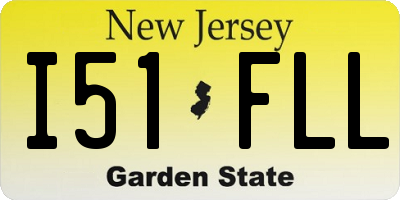 NJ license plate I51FLL