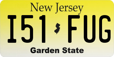 NJ license plate I51FUG