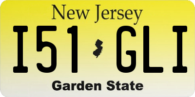 NJ license plate I51GLI