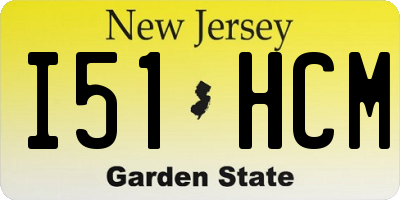 NJ license plate I51HCM