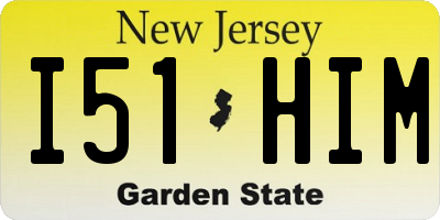 NJ license plate I51HIM