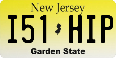 NJ license plate I51HIP