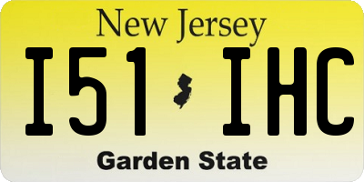 NJ license plate I51IHC