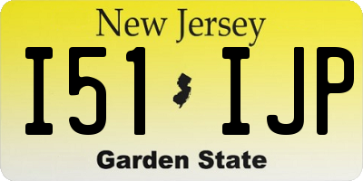 NJ license plate I51IJP