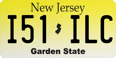 NJ license plate I51ILC