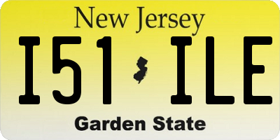 NJ license plate I51ILE