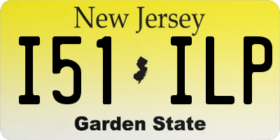 NJ license plate I51ILP