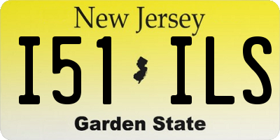 NJ license plate I51ILS