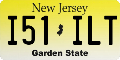 NJ license plate I51ILT