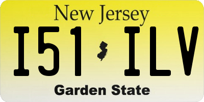 NJ license plate I51ILV