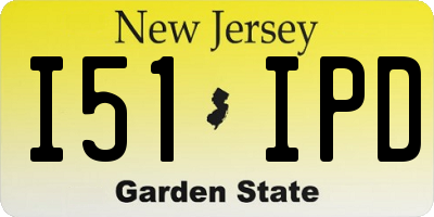 NJ license plate I51IPD