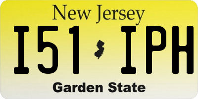 NJ license plate I51IPH