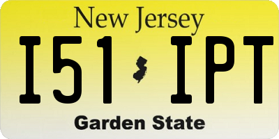 NJ license plate I51IPT