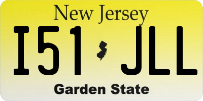NJ license plate I51JLL