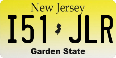 NJ license plate I51JLR