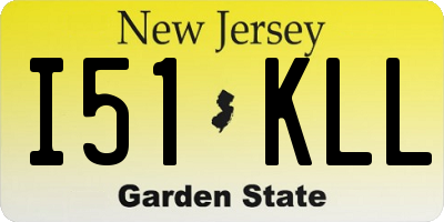NJ license plate I51KLL