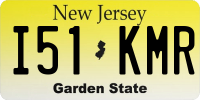 NJ license plate I51KMR