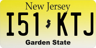 NJ license plate I51KTJ