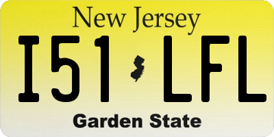 NJ license plate I51LFL