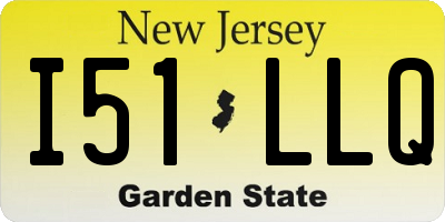 NJ license plate I51LLQ