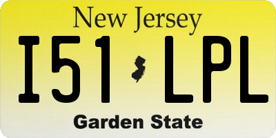 NJ license plate I51LPL