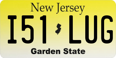 NJ license plate I51LUG