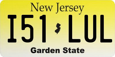 NJ license plate I51LUL
