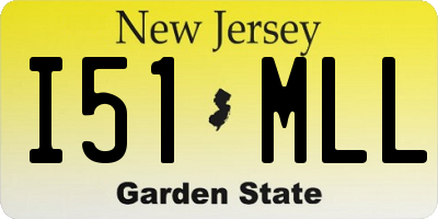 NJ license plate I51MLL