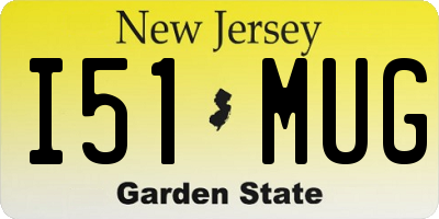 NJ license plate I51MUG