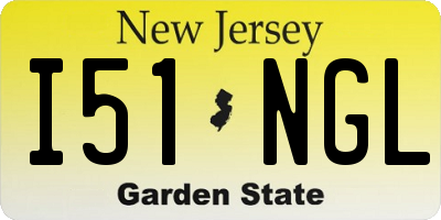 NJ license plate I51NGL