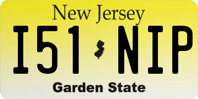 NJ license plate I51NIP