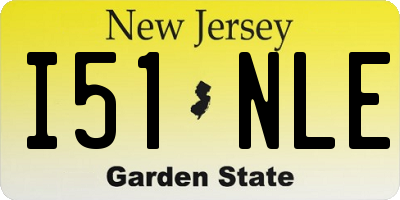 NJ license plate I51NLE