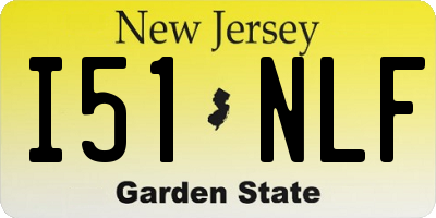 NJ license plate I51NLF