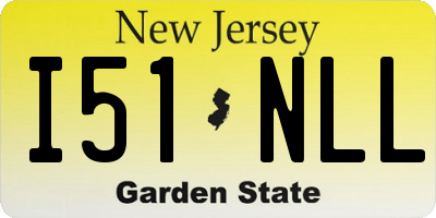 NJ license plate I51NLL