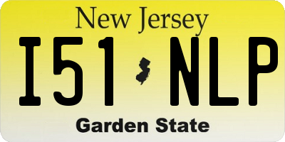 NJ license plate I51NLP