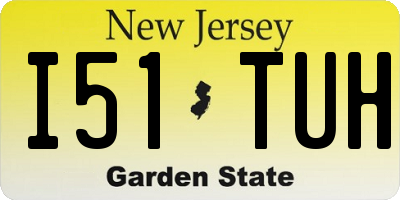 NJ license plate I51TUH