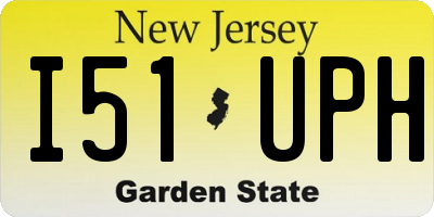 NJ license plate I51UPH