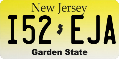 NJ license plate I52EJA