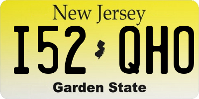 NJ license plate I52QHO