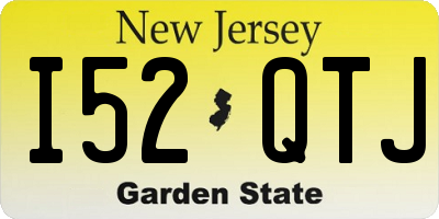 NJ license plate I52QTJ