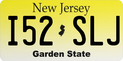 NJ license plate I52SLJ