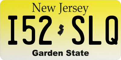 NJ license plate I52SLQ