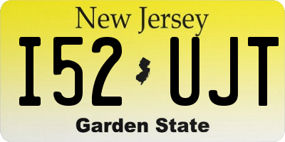 NJ license plate I52UJT